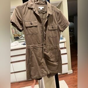 Outerknown olive green jumpsuit